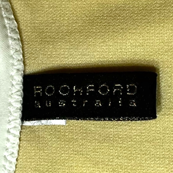 Rochford Australia Gold Sequin & Cream Halter Bathingsuit, 12 - Picture 14 of 15